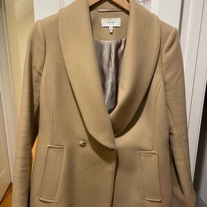 Reiss wool blend spring car coat size 8